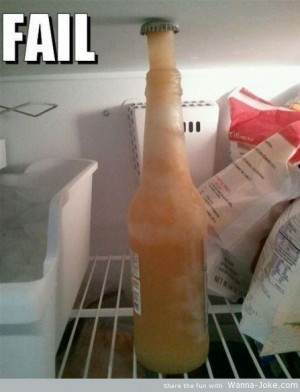 Frozen drink fail