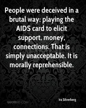 People were deceived in a brutal way: playing the AIDS card to elicit ...