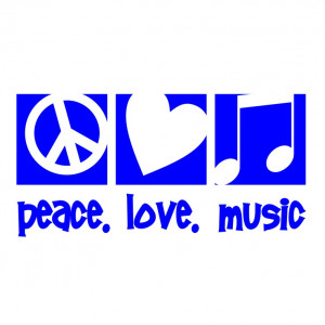 Products Featured Products Peace, Love, Music
