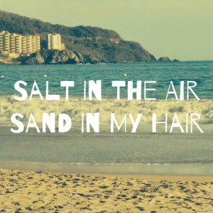 ... tags for this image include: summer, beach, sand, hair and salt