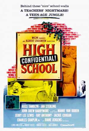 HIGH SCHOOL CONFIDENTIAL on DVD - 1959 Movie on DVD - HIGH SCHOOL ...