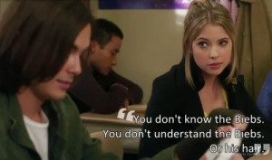 Pretty Little Liars, If you love the Biebe's as much as Hanna, you ...