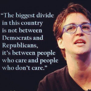 Rachel Maddow speaks truth about a country divided