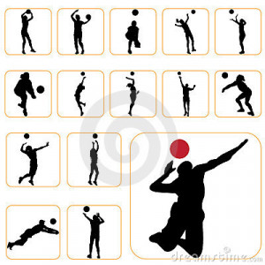More similar stock images of ` Volleyball set `