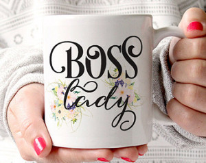 Coffee Mug, Ceramic mug, quote mug, Boss Lady Mug Lady boss, Printable ...