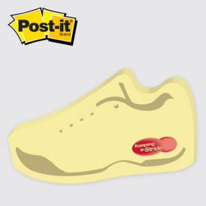 Tennis Shoe / Sneaker - Die Cut Post it Note Pads