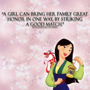 related pictures disney love movie quote mulan