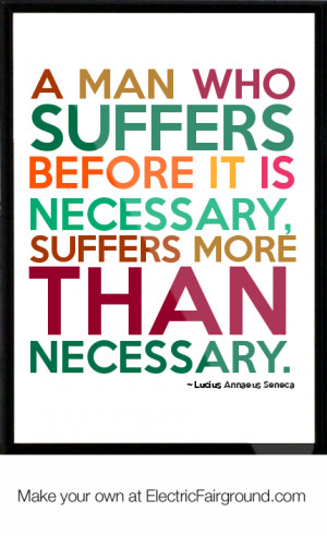 Lucius Annaeus Seneca Framed Quote