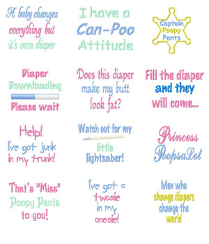 Back > Quotes For > Funny Baby Sayings For Diapers