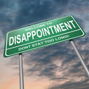 Dealing with disappointment