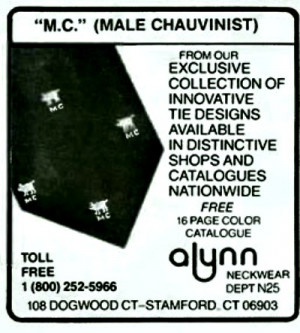 Alynn Male Chauvinist Pig Tie