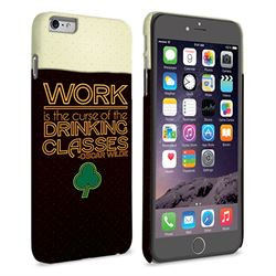 ... Caseflex iPhone 6 Plus Wilde Drinking Classes Quote Hard Case - Black