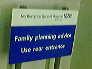 Funny family planning advice sign