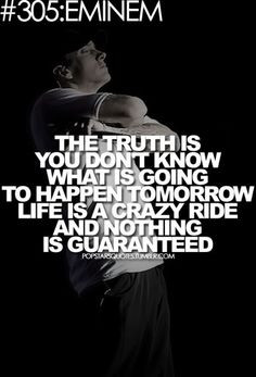 His lyrics are always so real, and ture. I really believe that anyone ...