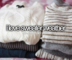 Sweater weather :)