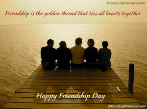 today i got a nice friendship day sms from a friend of mine it was ...