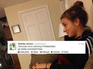 Sydney Leroux tweeted this photo of teammate Kristie Mewis watching ...
