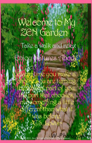 ... And Sayings: Famous Quotes About Life And The Picture Of The Garden