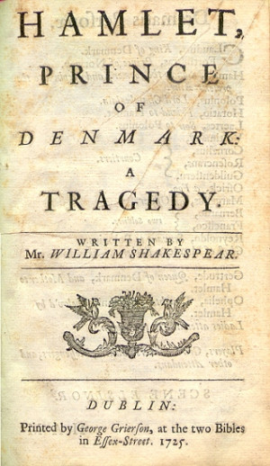 hamlet tragedy by william shakespeare written around 1599 1601 before ...