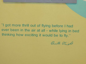 Wright Brothers National Memorial Photo: Quote from Orville Wright