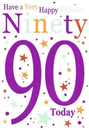 Happy 90th Birthday 07