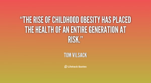 The rise of childhood obesity has placed the health of an entire ...