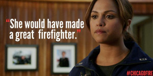 She would have made a great firefighter.