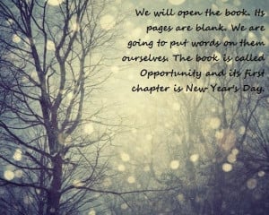 New years quotes, positive, sayings, opportunity