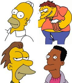 lenny and carl simpsons