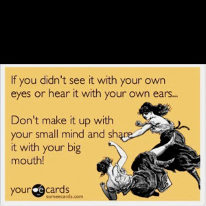 People Talking Shit Quotes