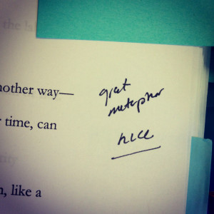 The publisher ’s notes on the ALLEGIANT manuscript. That’s a lot ...