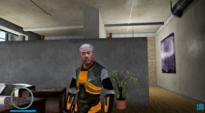 Morgan Freeman Cosplays Gordon Freeman In GTA IV