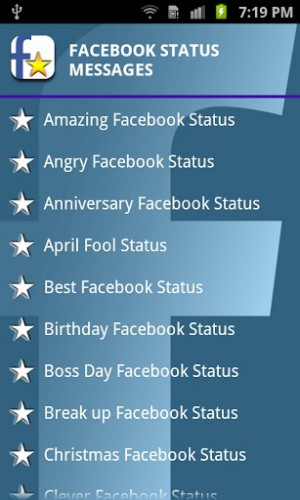 appszoom.comFacebook Funny Status Updates - Android