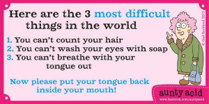 Seven Aunty Acid cartoons