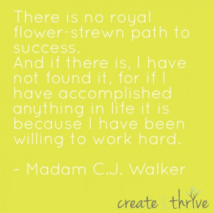 ... Madam C.J. Walker #business #inspiration #motivation #work #hard #