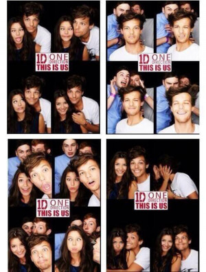 Louis Tomlinson and Eleanor Calder's This Is Us photobooth