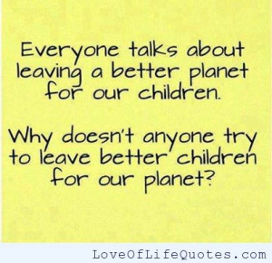 Better children or a better planet