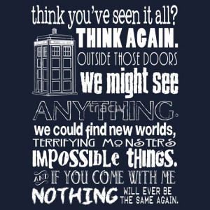 Doctor Who Inspired - Best Doctor Who Quotes - Typography Design ...