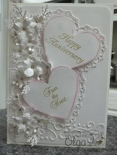 ... heartfelt creations more cards ideas happy anniversaries heartfelt