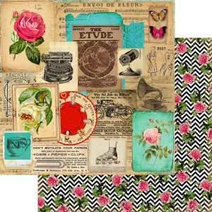 Marion Smith Designs - Motley Collection - 12 x 12 Double Sided Paper ...