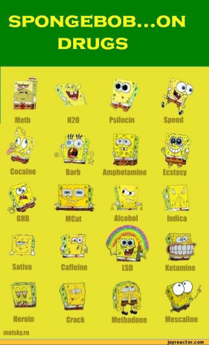 spongebob on drugs / sponge bob :: funny pictures :: drugs