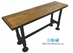 Black Iron Pipe Commercial Table Base for 30
