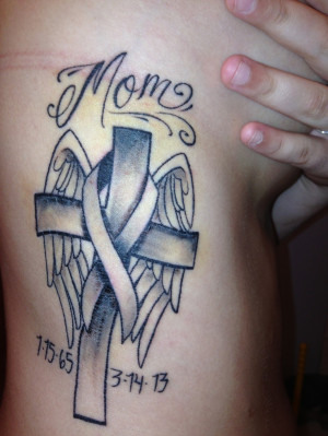 My newest tattoo for my mom who passed from stage 4 lung cancer she ...