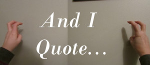 If Pinterest is any indication, we are inspired by quotes!