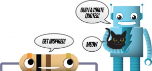 The random quote in the footer on all pages is randomly chosen from ...