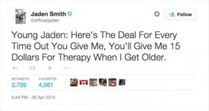 Jaden Smith Twitter Quotes Funny
