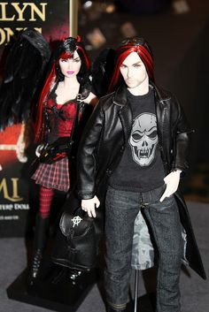 Acheron & Simi Dark Hunter dolls by Sherrilyn Kenyon More