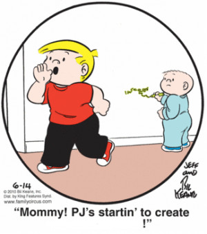 ... these real Family Circus comics: the eraser in Microsoft Paint. Enjoy