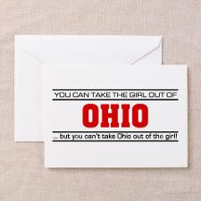 Girl From Ohio' Greeting Card for