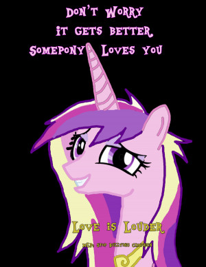 MLP Stop Bullying: Love is Louder by PrincessofDestiny114